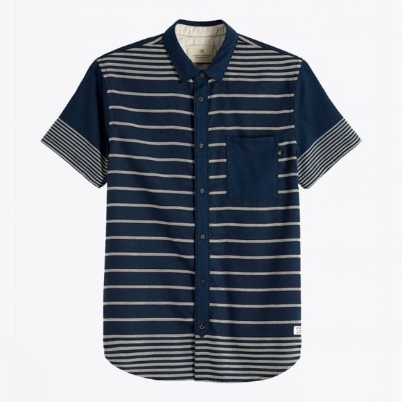 Scotch & Soda Other - Scotch & Soda Navy Striped Men's Shirt